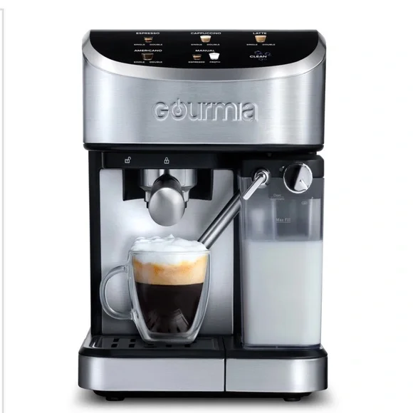 Gourmia Espresso Machine with Milk Frother - Picture 3 of 5